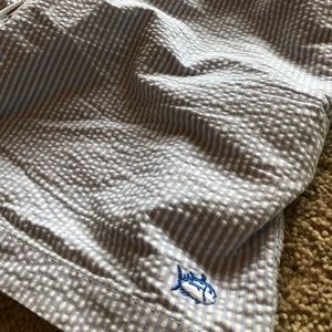 Southern Tide Skipjack Sear-sucker Swim Trunks